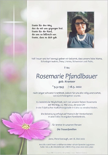 Rosemarie Pfandlbauer